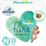 Pampers Pure Protection Diapers Size 0, 31 count - Disposable Diapers